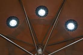 Brighten Outdoor Living Spaces With Patio Umbrella Lights Hanging Solar Lights Outdoor Umbrella Lights Umbrella Lights