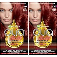 Read me:recorded about 2 weeks ago. Garnier Olia Bold Oil Powered Permanent Hair Color 6 60 Light Intense Ninthavenue Europe