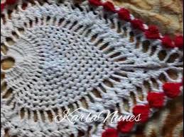 Caminho De Mesa Abacaxi Em Croche Com Grafico Caminho De Mesa Abacaxi Com Motivos De Coracao Youtube Caminho De Mesa Mesa Abacaxi
