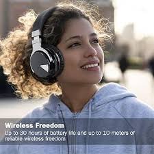 Amazon.com: Active Noise Cancelling Headphones, Bluetooth 5.0 Wireless Over  Ear Headphones Deep Bass with Microphone, Comfortable Protein Earpads, 30  Hours Playtime, for Travel/Work,White : Electronics