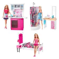 2015 Barbie Furniture Sets Barbie Bedroom Barbie Room Barbie Kitchen
