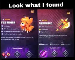 Find the armor that best suits your. Fox Armor Is Sexy Af Minecraftdungeons