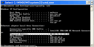 Technical University of Crete: Connecting your PC to a LAN – Windows XP