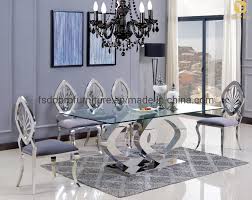 Throw a party for every birthday and holiday with one of our 7 piece dining room sets. China Glass Dining Table Set Glass Dining Table Set Manufacturers Suppliers Price Made In China Com