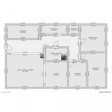 Plan Maison 170 M2 Plain Pied En 2020 Plan Maison 120m2 Plan De Maison Mitoyenne Plan Maison