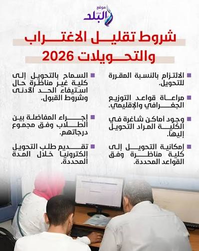 شروط تقليل الاغتراب و التحويلات 2026