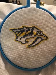 Prague cross stitch pattern in pdf dmc Thought You All Might Enjoy My Latest Cross Stitch Project Predators