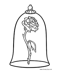 The first image is that of a cute flower that will instantly bring a smile on your kid's face. Beauty And The Beast Coloring Pages 3 Disneyclips Com