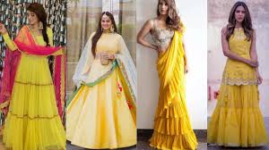 Latest Haldi Ceremony Dress Designs New Yellow Dress Ideas For Haldi Function Youtube
