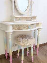 Ombre Pastel Chalk Paint Dresser And Stool Chalk Paint Dresser Painted Dresser Chalk Paint Furniture