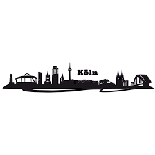 Die tasse wird von uns, in deutschland, bedruckt. Wandtattoo Koln Skyline Schone Dekoidee Fur Kolner Wall Art De