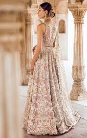 Lilac Sleeveless Bridal Gown Embellished Using The Finest Materials And Techniques Of Silver Dabka Walima Dress Pakistani Bridal Wear Pakistani Wedding Outfits