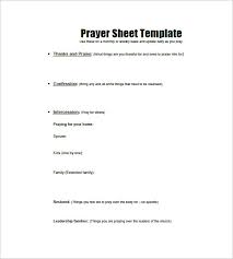 Prayer List Template 8 Free Word Excel Pdf Format
