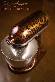 leopard print kitchenaid mixer