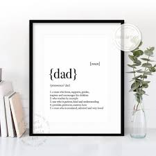 Dad Dictionary Definition Meaning Printable Wall Art Father Dad Daddy Papa Quote Sign Special Fathers Day Gift Digital Download Print Jpg Printable Wall Art Wall Printables Art Quotes Funny
