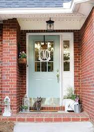 For example, if you want the look of white trim, choose creamy colors choose black shutters for red brick walls or light colored siding, and cream colored shutters for dark paint colors. Colors For Your Modern Front Doors Front Door Paint Colors Painted Front Doors Green Front Doors