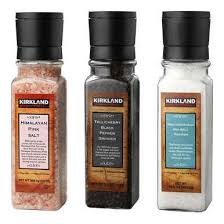 Kirkland Salt And Pepper Set With Grinders Pack Of 3 Kirkland Food Salt And Pepper Grinders Salt And Pepper Set