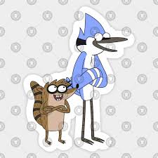 Check spelling or type a new query. Mordecai Rigby Regular Show Sticker Teepublic Rigby Regular Show Cartoon Network Shows Regular Show