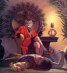 Roger Loveless Web Of Illusion Ad D Ravenloft Module Rm3 Art Rakshasa Rogerloveless Webofillusion Dungeonsanddragons Ra Art Fantasy Art Spirited Art