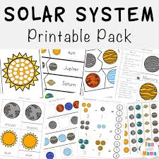 Kids Will Have A Blast Working On Their Literacy Numeracy And Handwriting Skills With This F Solar System Activities Solar System For Kids Solar System Crafts