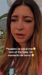 Un momento super duro, pero gracias a un rescate instantáneo, pudieron  encontrar a la persona con vida #iconoftheseas #crucero #minivlog