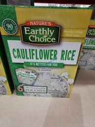 Well, it's significantly lower in calories and carbs compared to the standard white rice option. Earthly Choice Cauliflower Rice 8 5 Oz 6 Count Costcochaser