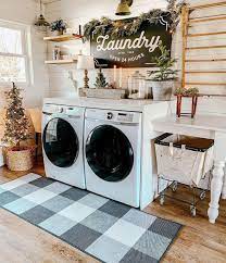 556 Likes 8 Comments Ruggable Ruggable On Instagram Laundry Room Or Mudroom Our Forever Farmhou Laundry Room Paint Color Laundry Room Decor Home Rugs
