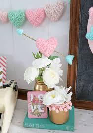 These dollar tree flowers not only make your decor seem aesthetically appealing but also give you a feeling of greenery all around you. Diy Dollar Store Valentines Day Decorations Lolly Jane