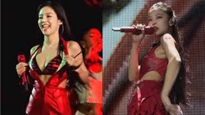 BLACKPINKs Jennie twerks, flashes her bikini top at crowd during LA show,  fans say: No way she is doing this in Korea - Hindustan Times