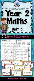 Year 2 Maths Unit 1 Number Sequences Worksheets And Task Cards The Alphabet Tree Addition And Subtraction Subtraction Addition And Subtraction Worksheets