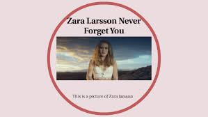 The song or music is available for downloading in mp3 and any other format, both to the phone and to the computer. Zara Larsson Never Forget You By Naomi Savenije