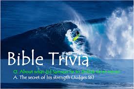 Ask questions and get answers from people sharing their experience with treatment. Bible Trivia 200 Series Bible Iq