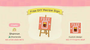 Made A Sign For The Area Where I Store The Extra Diy Recipes That I Share With Friends Acqr In 2020 Animal Crossing Qr Animal Crossing Animal Crossing Game