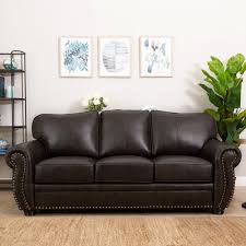 2,179 likes · 1 talking about this. Abbyson Richfield Brown Top Grain Leather Sofa On Sale Overstock 9514242