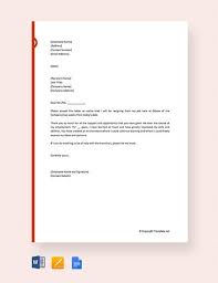Need a sample of resignation letter? 24 Free Notice Period Letter Templates Pdf Doc Free Premium Templates