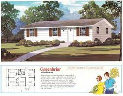 Jim Walter Sears Modern Homes House Floor Plans Sears Kit Homes Vintage House Plans