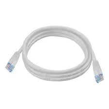 Cable De Red Blanco Cat 6E 2M