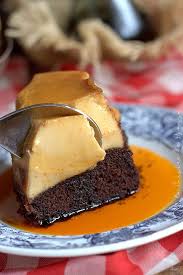 Gateau Impossible Au Caramel Chocoflan Mexicain Recette Dessert Mexicain Desserts Mexicains Recette Creme Chocolat