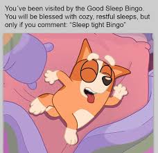 Bluey Welovebluey Bingo Bingo Funny Anime Wolf Cartoon