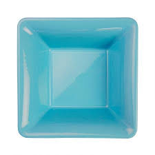 All orders over $99 ship free! 20 Pack Pastel Blue Square Dessert Bowls 17cm The Base Warehouse