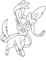 Eeveelutions Coloring Pages Sylveon In 2021 Pokemon Coloring Pages Pokemon Coloring Printable Coloring Pages
