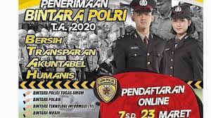 Guna informasi lebih lengkap seleksi pendaftaran bisa diakses di www.lekdik.polri.go.id ***tribratanewspoldakalsel/yudha pendaftaran seleksi dik.sip online polri disosialisasikan reviewed by bidang humas polda kalsel on selasa, januari 26, 2016 rating: Link Resmi Http Penerimaan Polri Go Id Daftar Polri 2020 Cek Syarat Tata Cara Sisa 4 Hari Lagi Tribun Timur