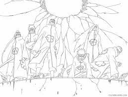 Akatsuki is a dangerous organization in the world of naruto. All Akatsuki Members Coloring Page Printable Sheets Naruto Akatsuki For 2021 A 3960 Coloring4free Coloring4free Com