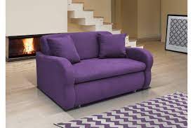 Us purple modern sofa bed round arm tufted sleeper sofa with solid wood legs. Cheap Purple Sofa Bed 2 Seater Little Joy Sofafox