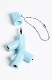 Kikkerland Music Branches Earphone Splitter Phone Gadgets Gadget Gifts For Men Phone Case Accessories