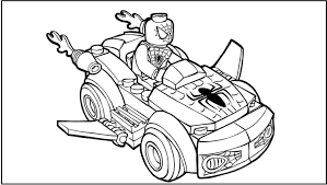 Lego Spideycar Coloring Pages Spiderman Coloring Cartoon Coloring Pages Avengers Coloring Pages
