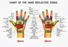 Hand Reflexology Chart Acupressure Therapy Acupressure