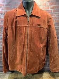 Wilsons Leather M Julian Suede Men S Jacket Size Xl Burnt Orange Wilsonsleather Leather Wilsons Leather Mens Jackets Jackets