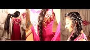 Anarkali Suit Hairstyle Hairstyle For Churidar Wedding Hairstyle Youtube