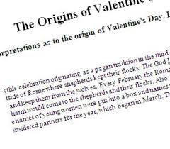 Move over, box of chocolates! The Origins Of Saint Valentine S Day Reading Worksheet